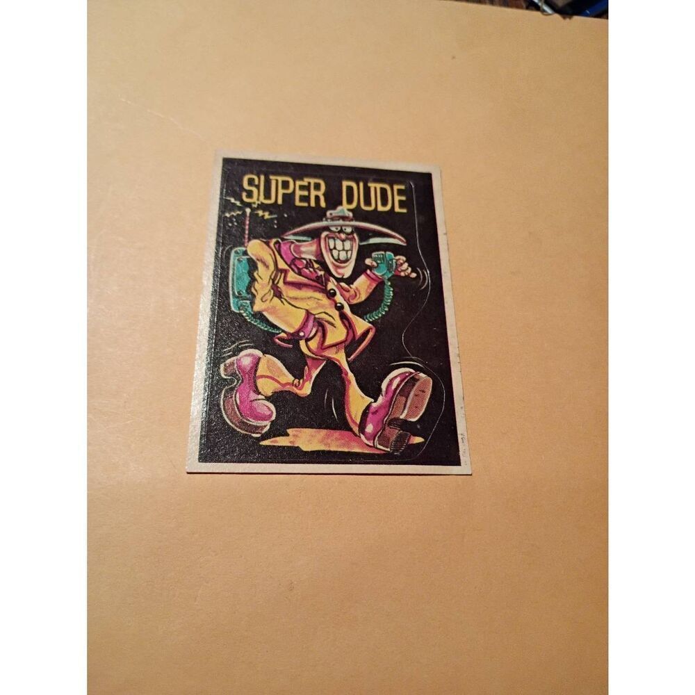 Vintage 1978 Donruss CB Convoy Sticker Trading Card CB Dictionary Super Dude